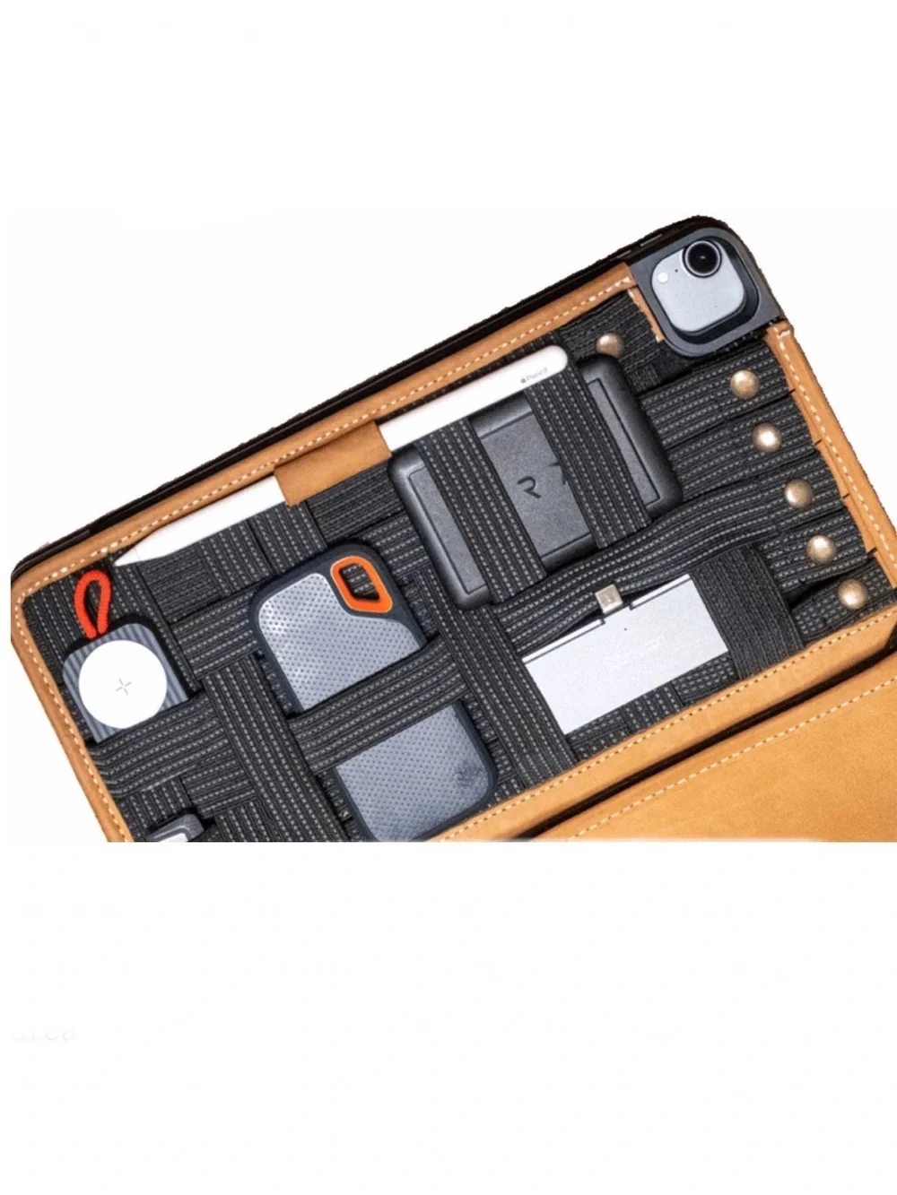 tinyRigs ori-Grid Weavable Organizer for iPad📱Magic Keyboard